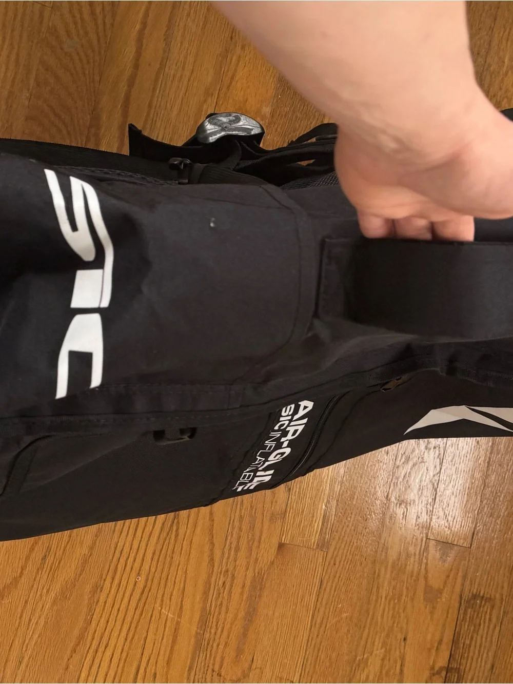 SIC Air-Glide Black Travel Backpack - Sandwich Islands Composites